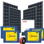 5kw complete solar kit backup system with eastman tubular batteries