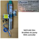 shiyuan 55m dc brushless solar submersible water pump