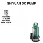 shiyuan dc solar submersible water pump
