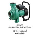 shiyuan brushless dc solar surface water pump