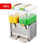 2 slot commercial juice dispenser