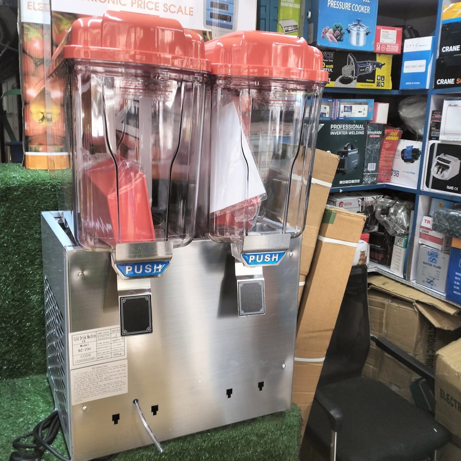 2025/05/1000074234.jpg 2slot Refrigerated commercial juice dispenser - Image 1