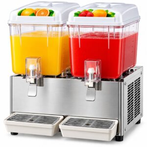 2 Slot Juice Dispenser – Commercial Refrigerated Machine